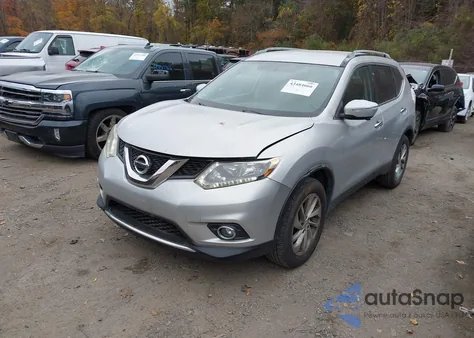 2014 Nissan Rogue Sl z USA, uszkodzony, nr VIN 5N1AT2MV4EC818555